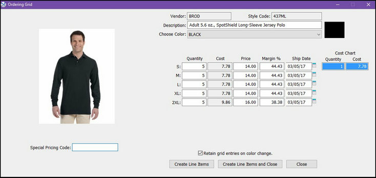 4 - Ordering Grid 0620